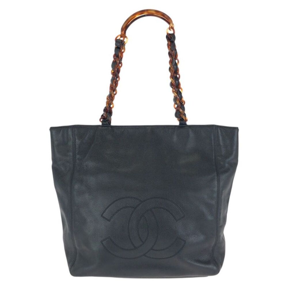 Chanel Vintage Caviar Skin Tote Bag